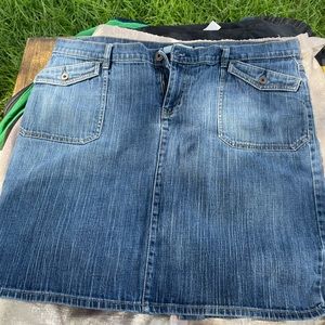 Blue Jean Skirt, Size 18